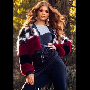 NWOT BE FUR REAL COAT